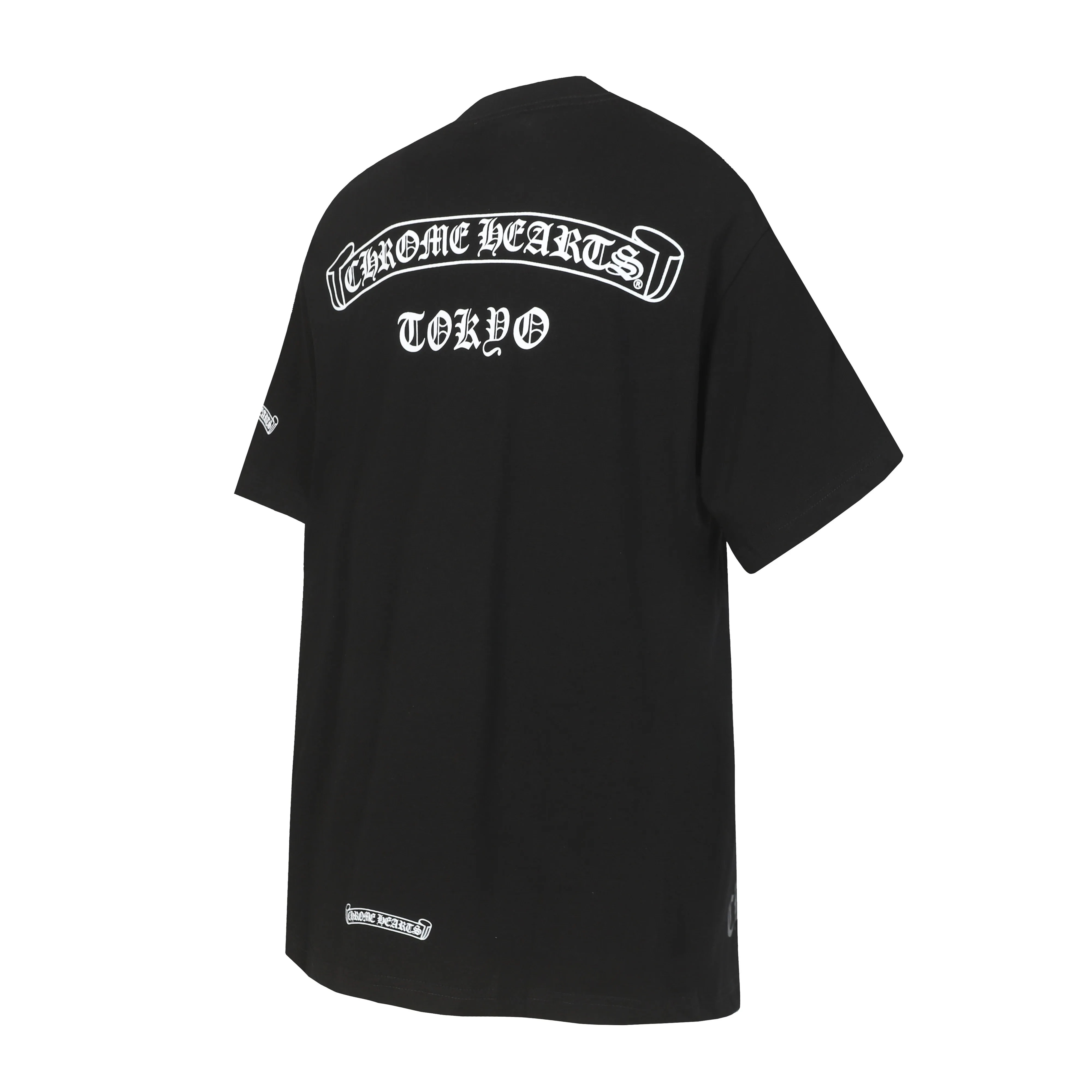 P140 -Chrome Hearts/Chrome Hearts 23ss basic Sanskrit letter printed short-sleeved T-shirt -High weight, high density and high quality. The wool is soft, delicate and skin-friendly. It feels soft and silky. It has excellent warmth and skin-friendly properties.
